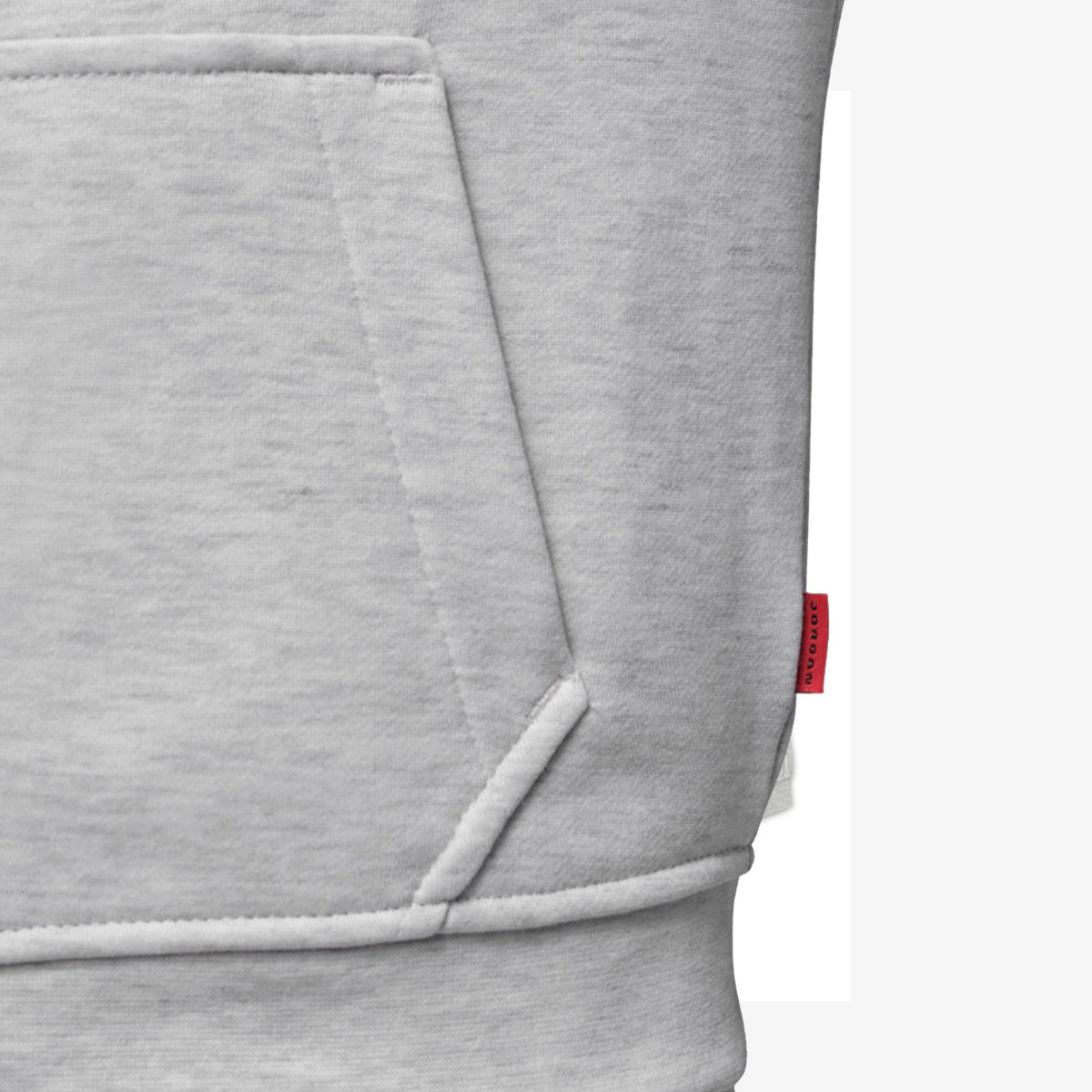 Nike Jordan Felpa con Zip e Cappuccio Junior Brooklyn Full Zip - 95G314 - Neutral Grey Heather - vista 4