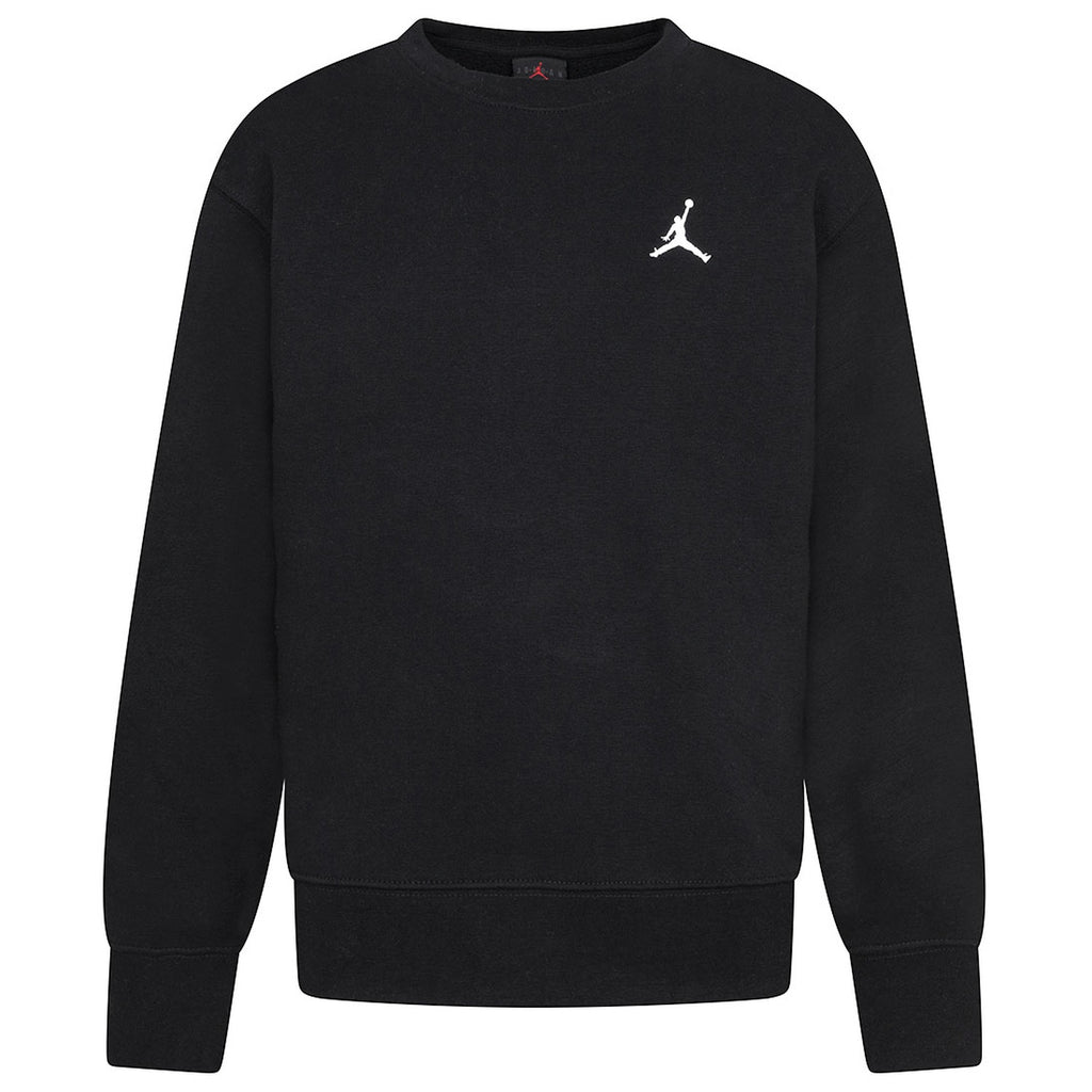 Nike Jordan Felpa Girocollo Junior Brooklyn Fleece Essential Crew - 9BD235 - Black - vista 1
