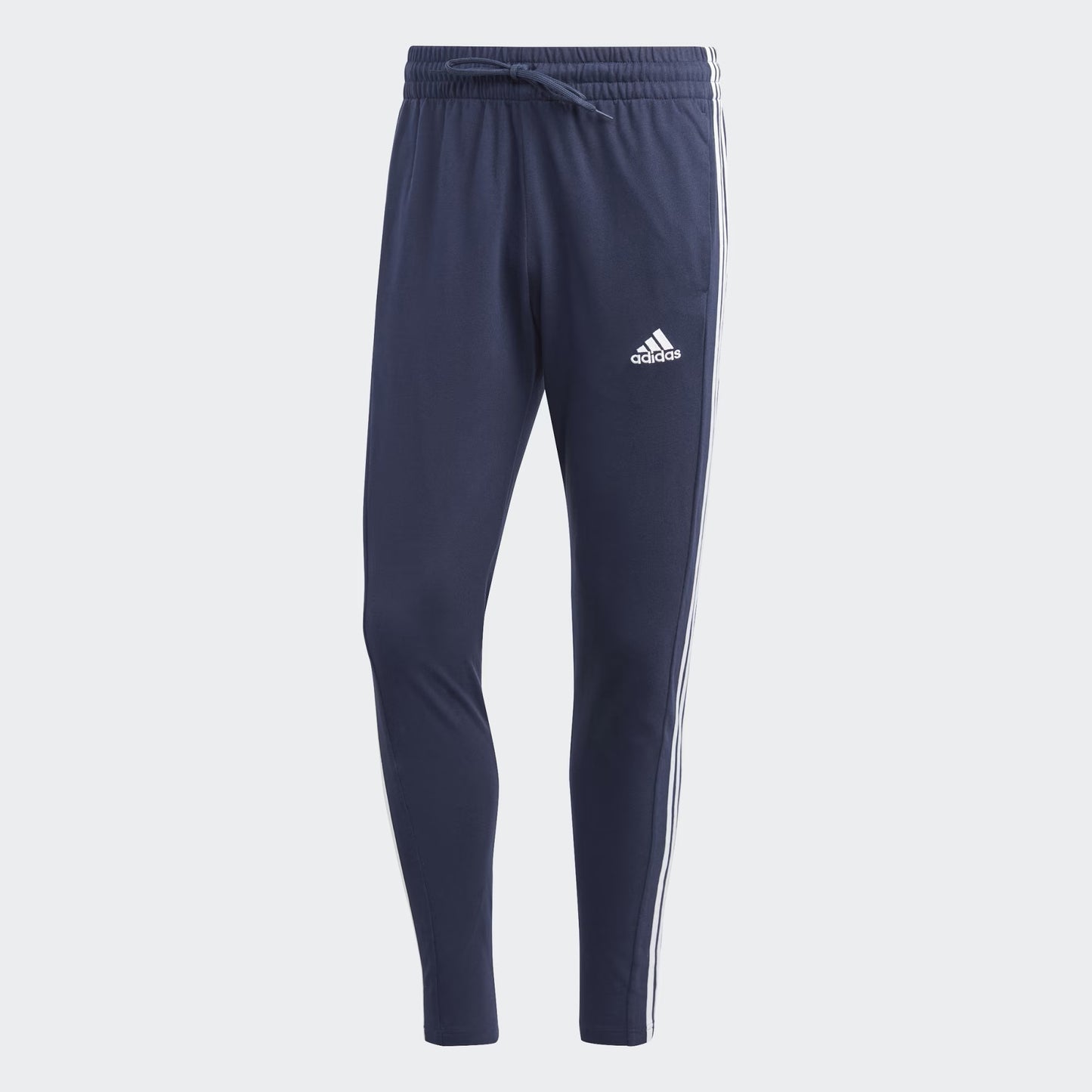 Adidas Pantaloni Jersey Uomo - Tapered Open Hem 3-Stripes - IC0045