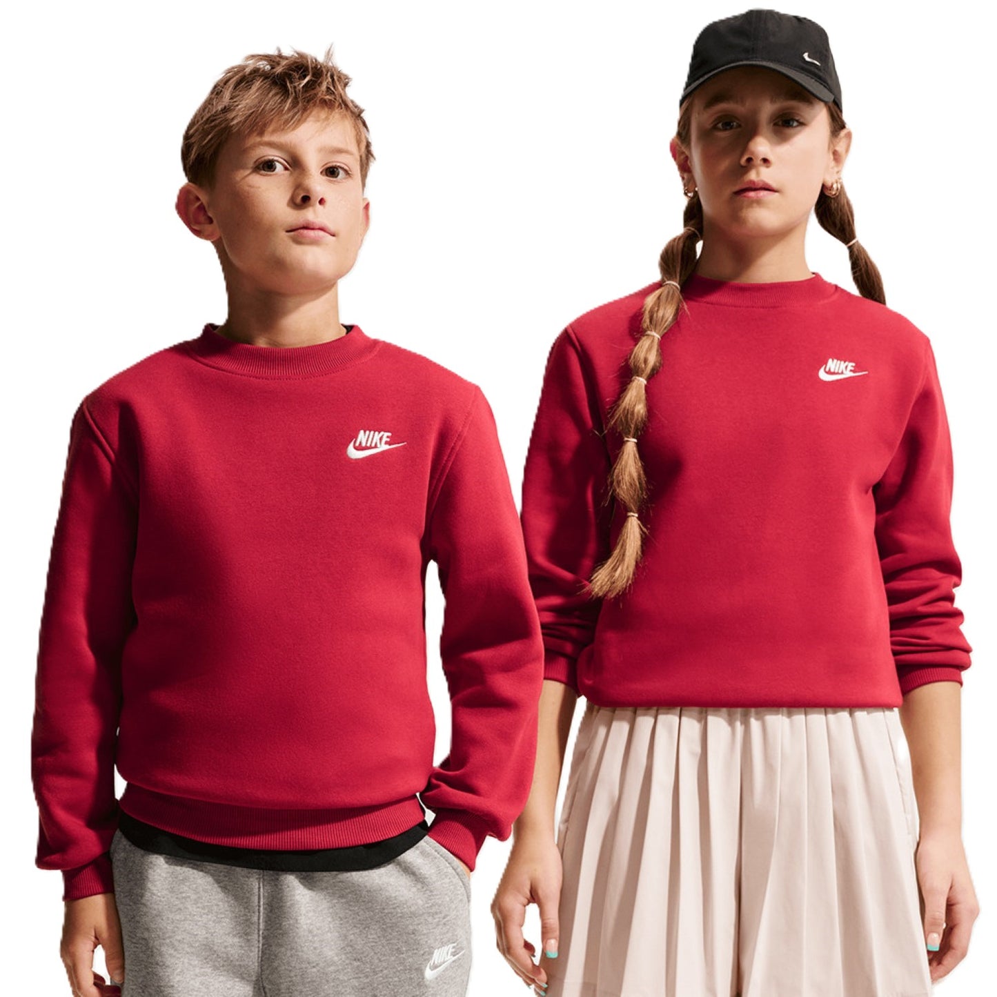 Nike Sportswear Club Fleece Felpa girocollo Ragazzo/a - FD3006