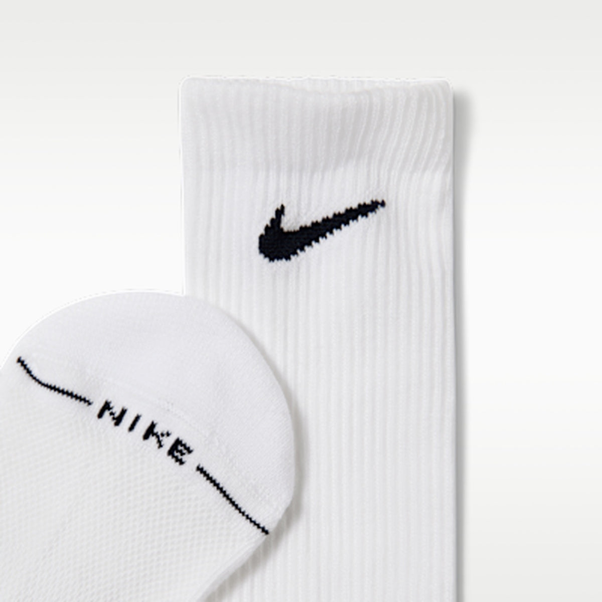 Nike Calze Unisex Everyday Elevated Crew 3 Paia - HQ4335 - White - vista 2