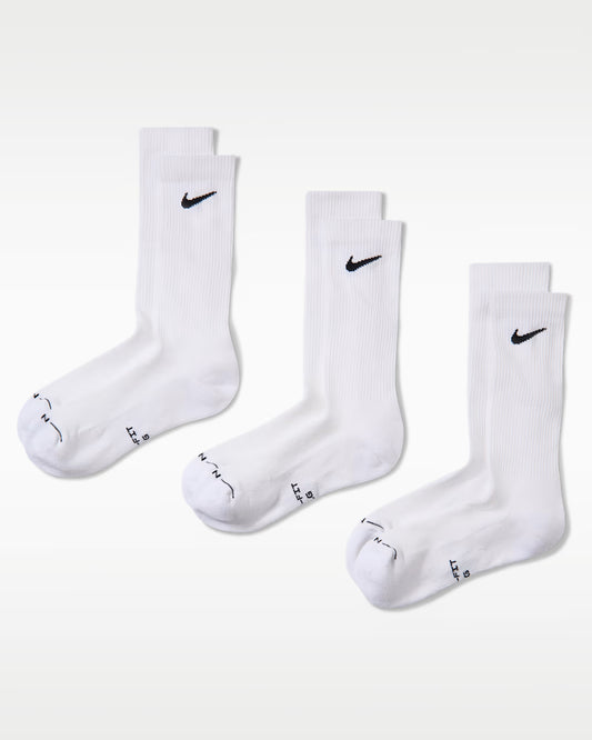 Nike EVERYDAY ELEVATED CREW SOCKS 3 Paia media Lunghezza - HQ4335