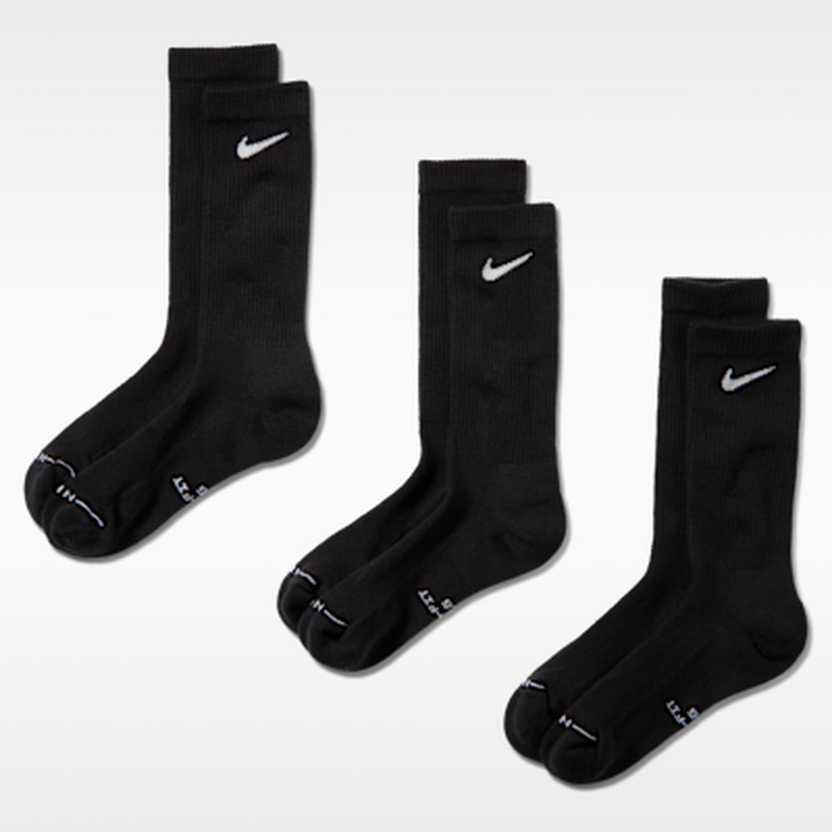 Nike Calze Unisex Everyday Elevated Crew 3 Paia - HQ4335 - Black - vista 1
