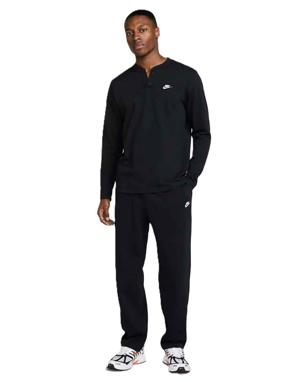 Nike Club Pantaloni Uomo in French Terry con bordo aperto - HQ4422 - Spoorty