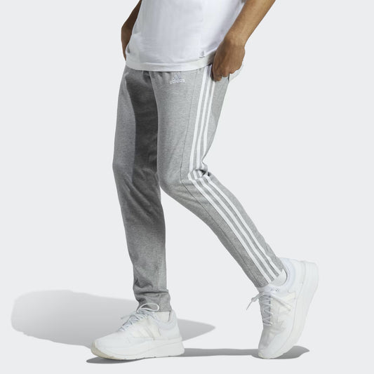 Adidas Pantaloni Jersey Uomo - Essentials Single Jersey 3-Stripes Pants - IC0046