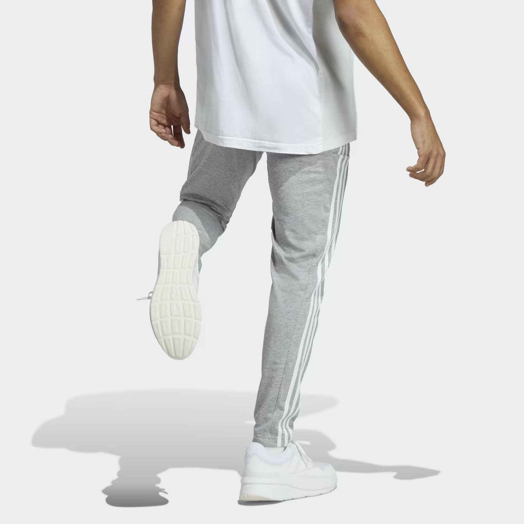 Adidas Pantaloni Jersey Uomo - Essentials Single Jersey 3-Stripes Pants - IC0046 - Spoorty