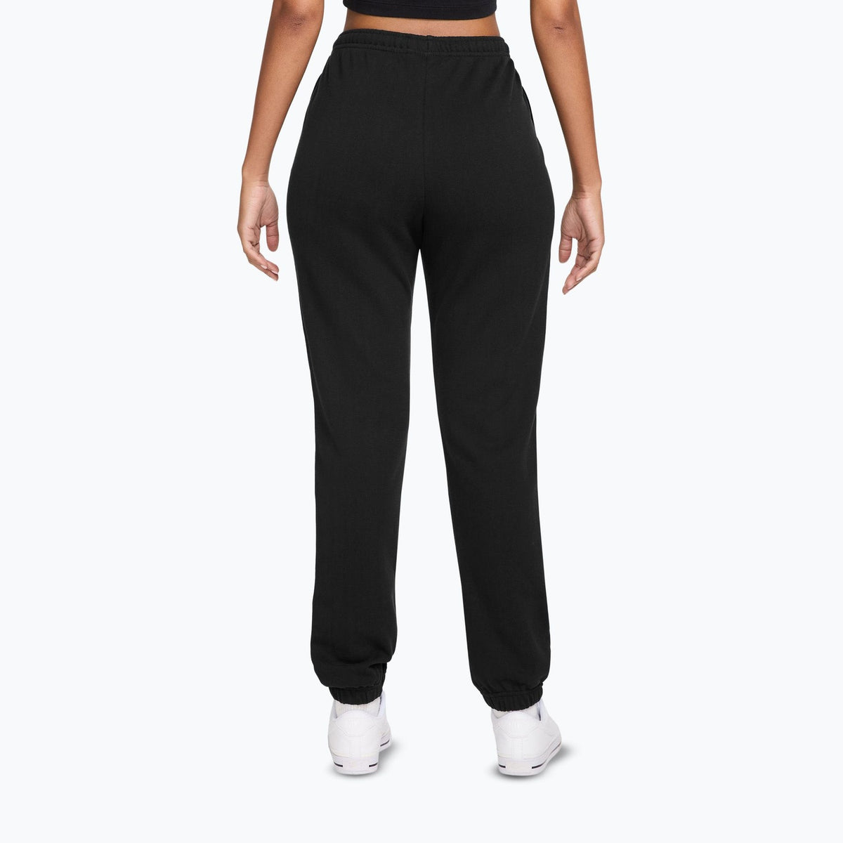 Nike Pantaloni Donna Studio Fleece - IM8104 - Black / Sail - vista 4