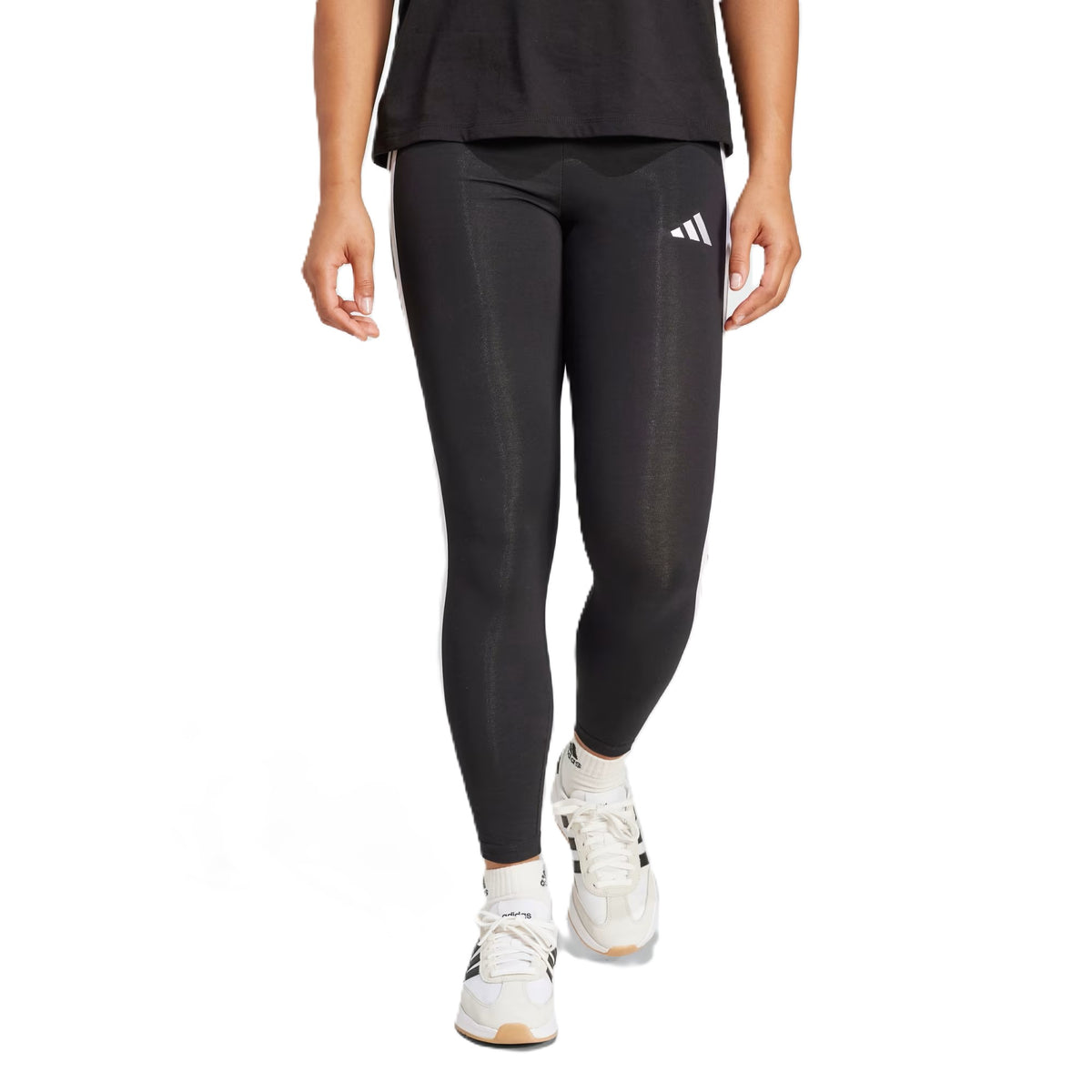 Adidas Leggings Donna Essentials 3-Stripes Cotton - JE0072 - Spoorty
