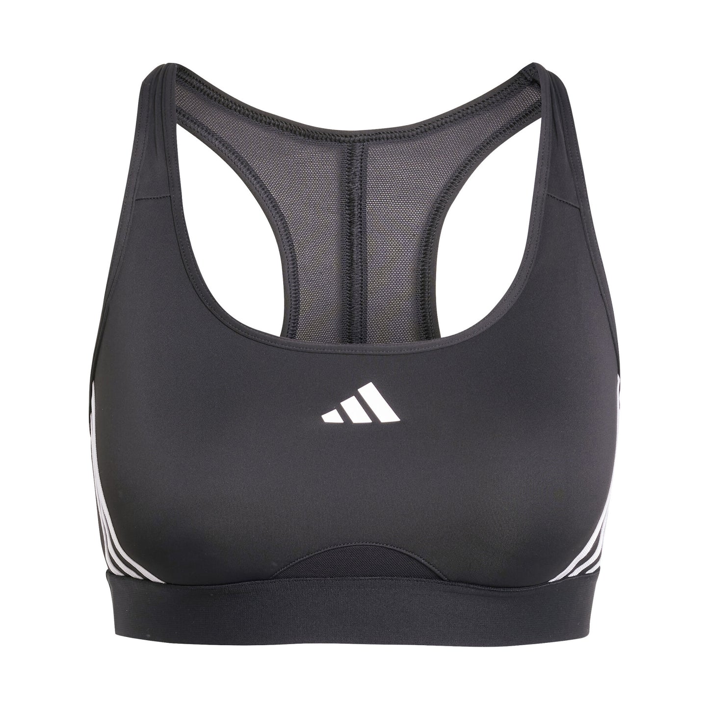 Adidas Reggiseno Sportivo - PowerReact 3-Stripes