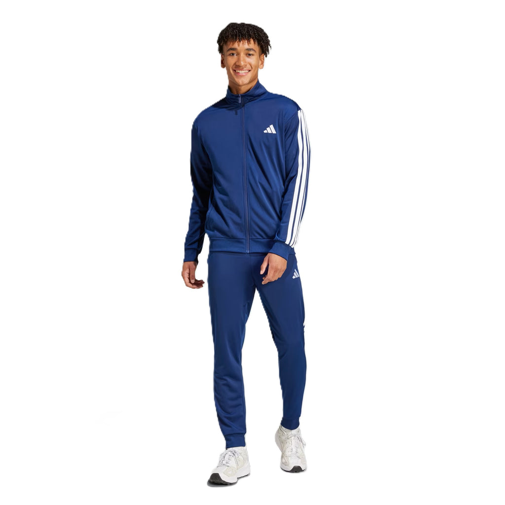 Adidas Tuta sportiva Basic 3 Strisce Tricot Track Suit - Spoorty