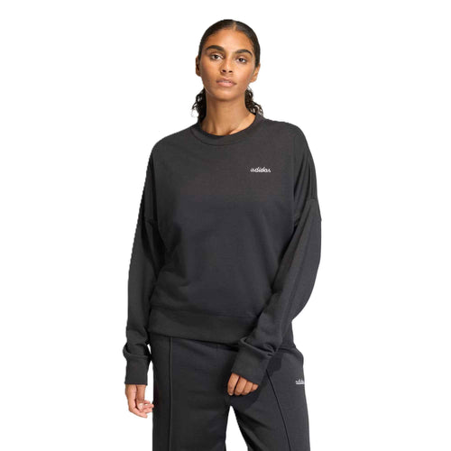 Adidas Felpa Donna In French Terry -Seasonal Essentials Colorpop - KC3995 - Spoorty