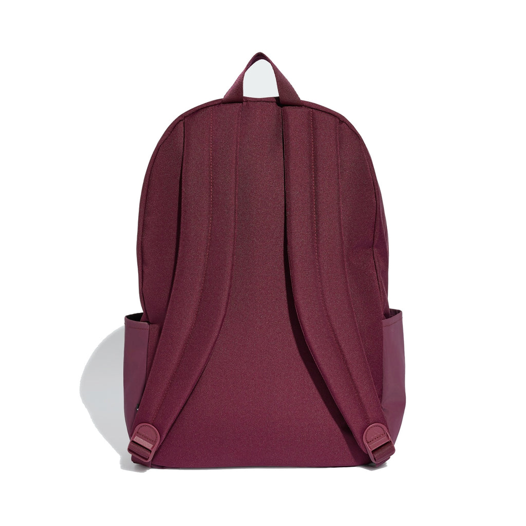 Adidas Zaino Unisex Classic 3 Bar Logo - KQ6741 - Maroon/Black - vista 2