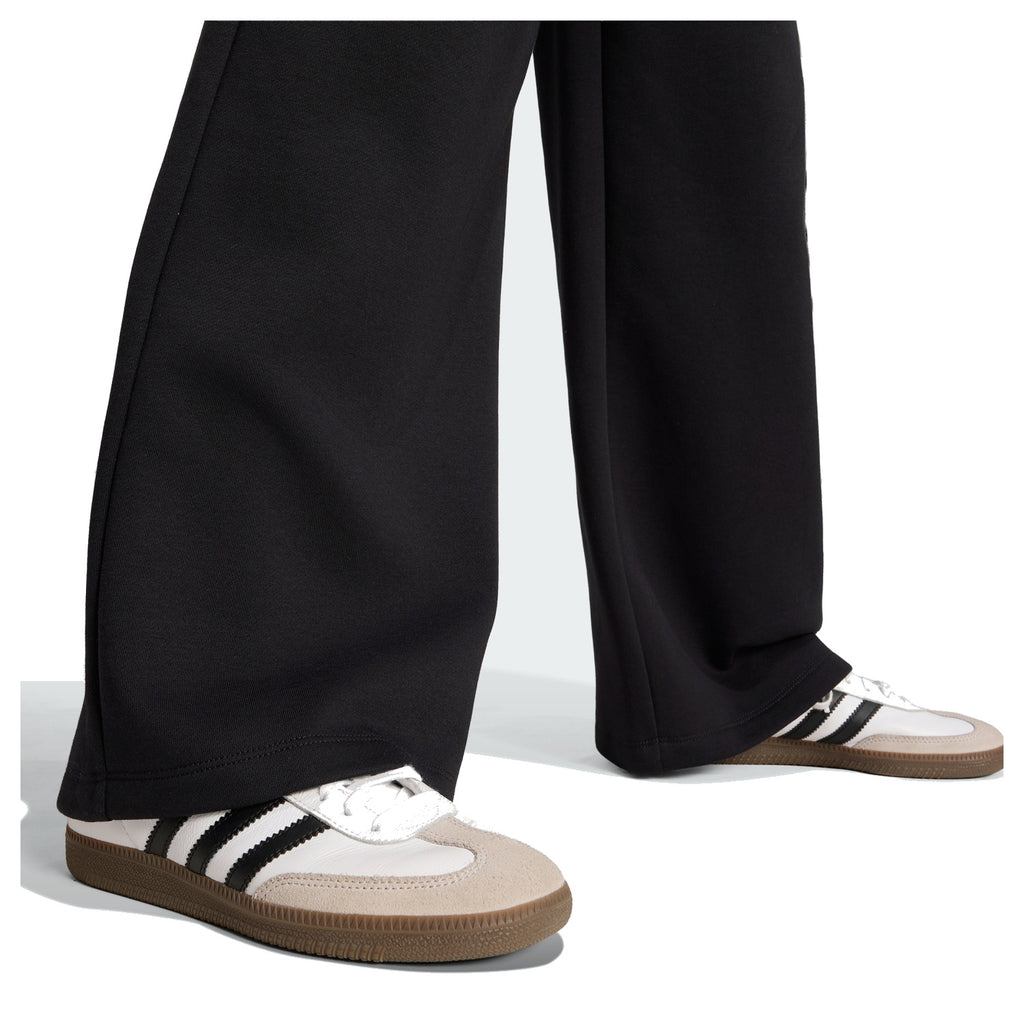 Adidas Pantaloni Junior Wide Leg Fleece - KQ8430 - Black - vista 3