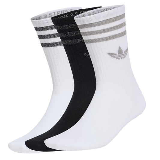 Adidas CALZINI CON STRISCE GLITTER 3 PAIA