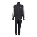 Adidas Tuta Uomo 3 Stripes Fleece - KY2284 - Black/White - vista 1