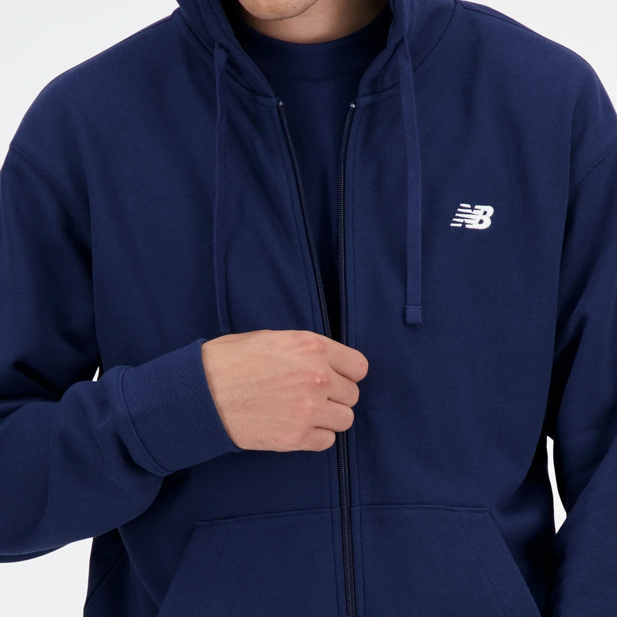 New Balance Felpa Uomo - French Terry Full Zip Hoodie - MJ41501NNY