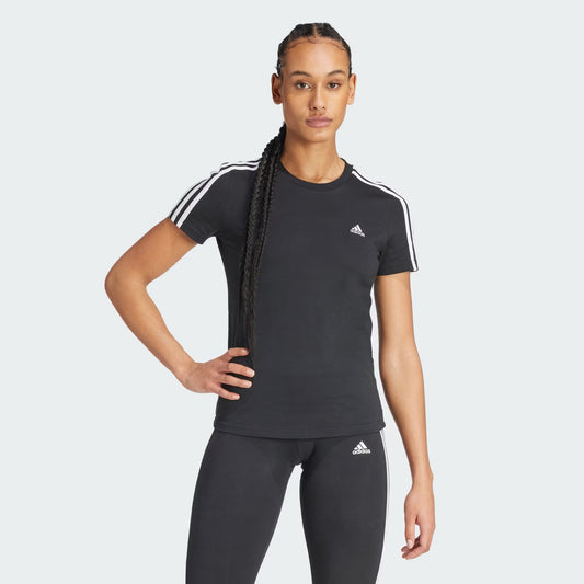 Adidas T-shirt Donna - Loungewear Essential Slim 3-Stripes - GL0784