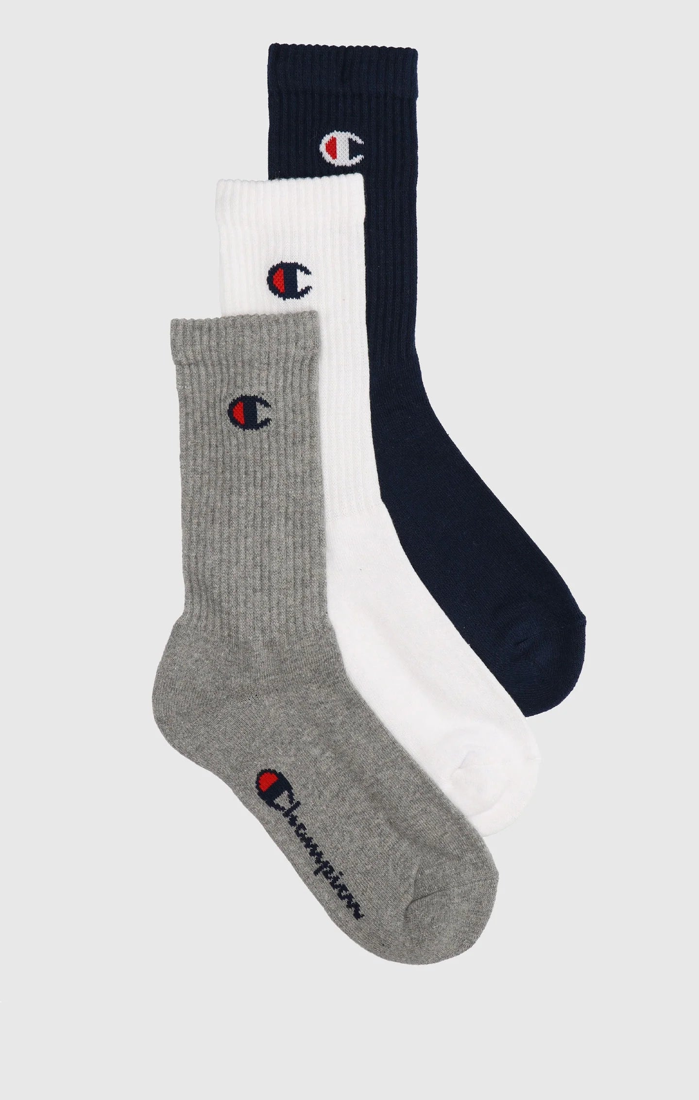 Champion Pack Da 3 Paia Di Calzini Con ‘C’ Logo - U24558