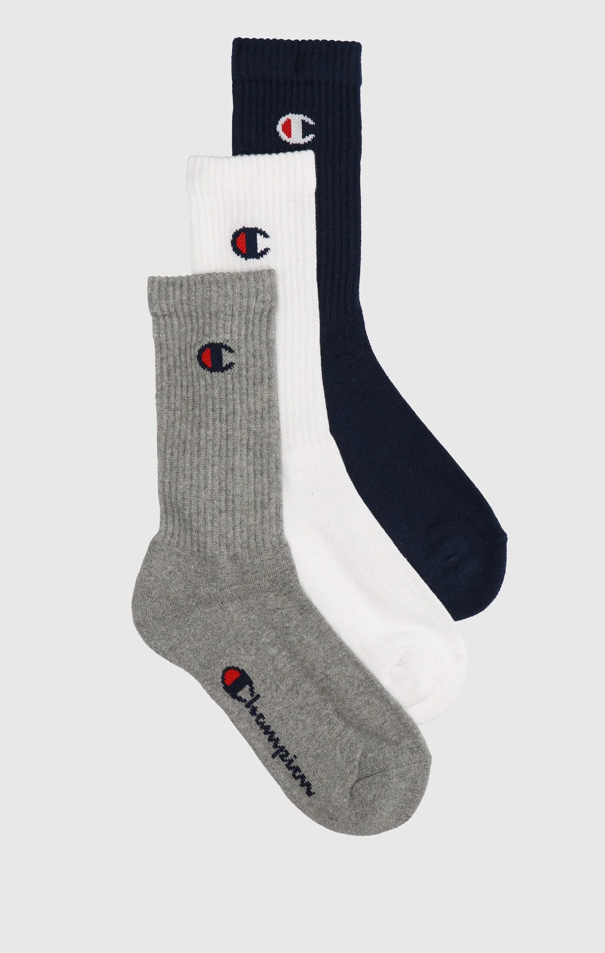 Champion Pack Da 3 Paia Di Calzini Con ‘C’ Logo - U24558 - Spoorty