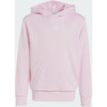 Adidas Felpa con Cappuccio Junior Essentials Small Logo - JC9773 - Rosa chiaro / Bianco - vista principale