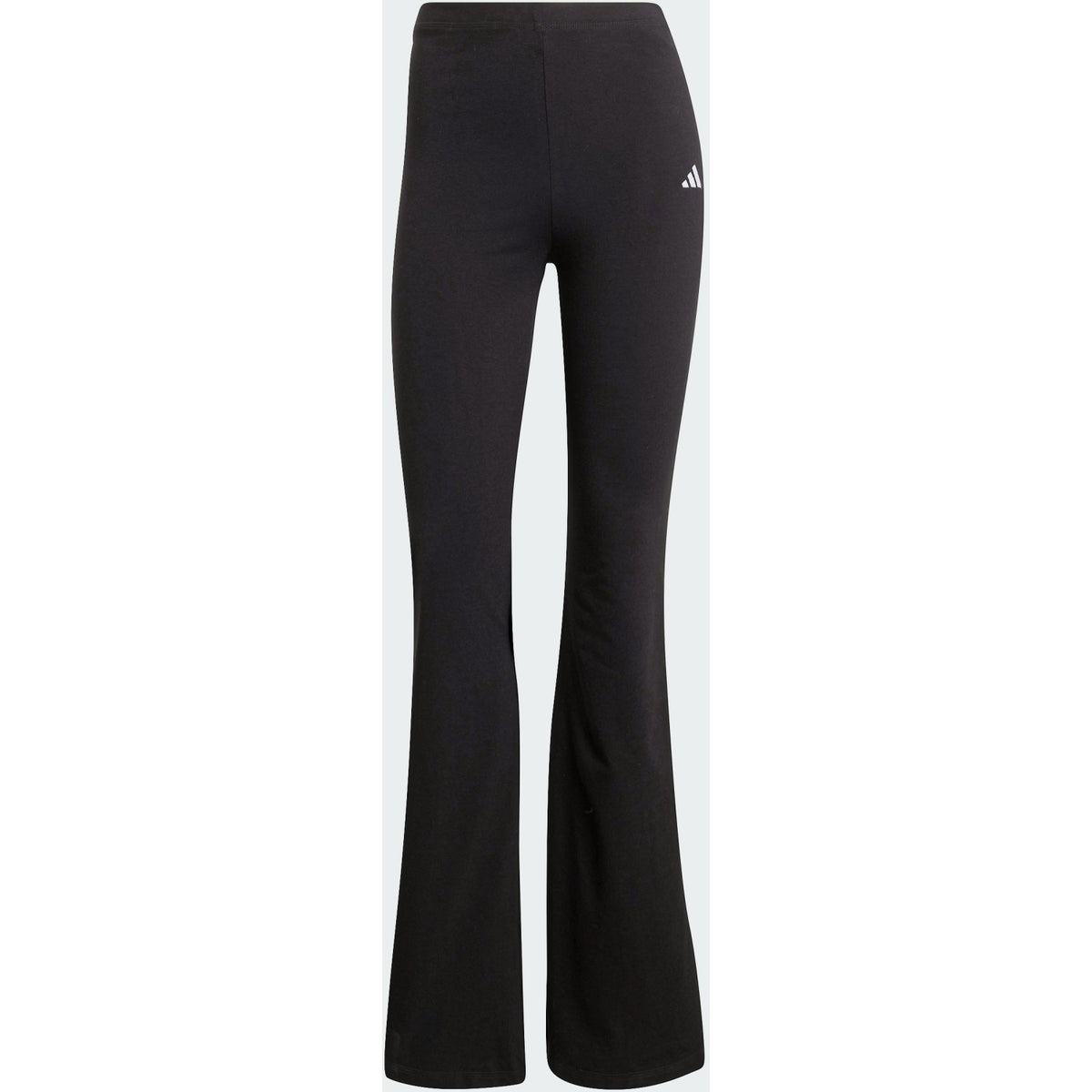 Adidas Leggings Donna Essentials Small Logo Flared - JD9961 - Nero / Bianco - vista principale