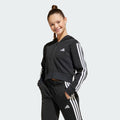 Adidas Felpa Ragazza Essentials 3-Stripes con Zip - JJ0956 - vista principale