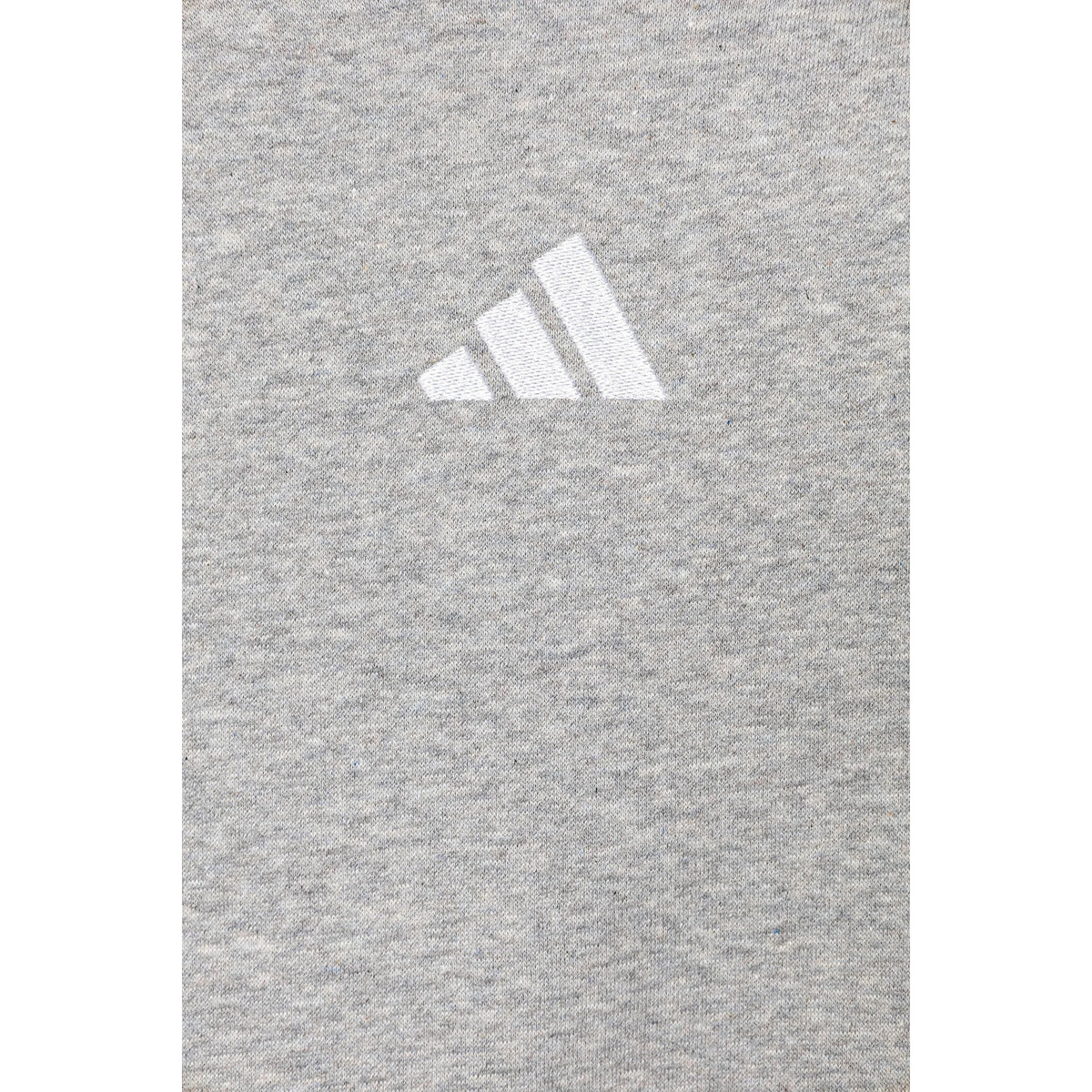 Adidas Felpa con Cappuccio Junior Essentials Small Logo - JV9995 - Grigio mélange / Bianco - vista 3