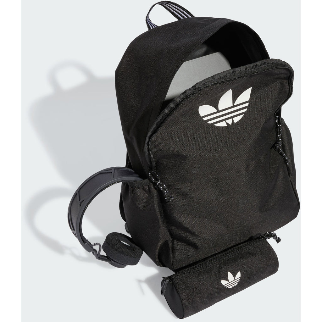 Adidas Zaino Unisex con Astuccio Pencil Case - JW0315 - Nero - vista 3