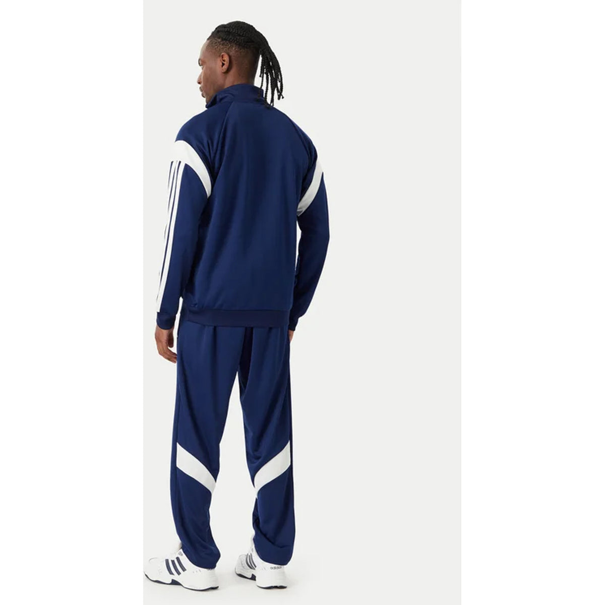 Adidas Tuta Uomo Teamsport - KF4161 - Blu scuro / Bianco - vista 2