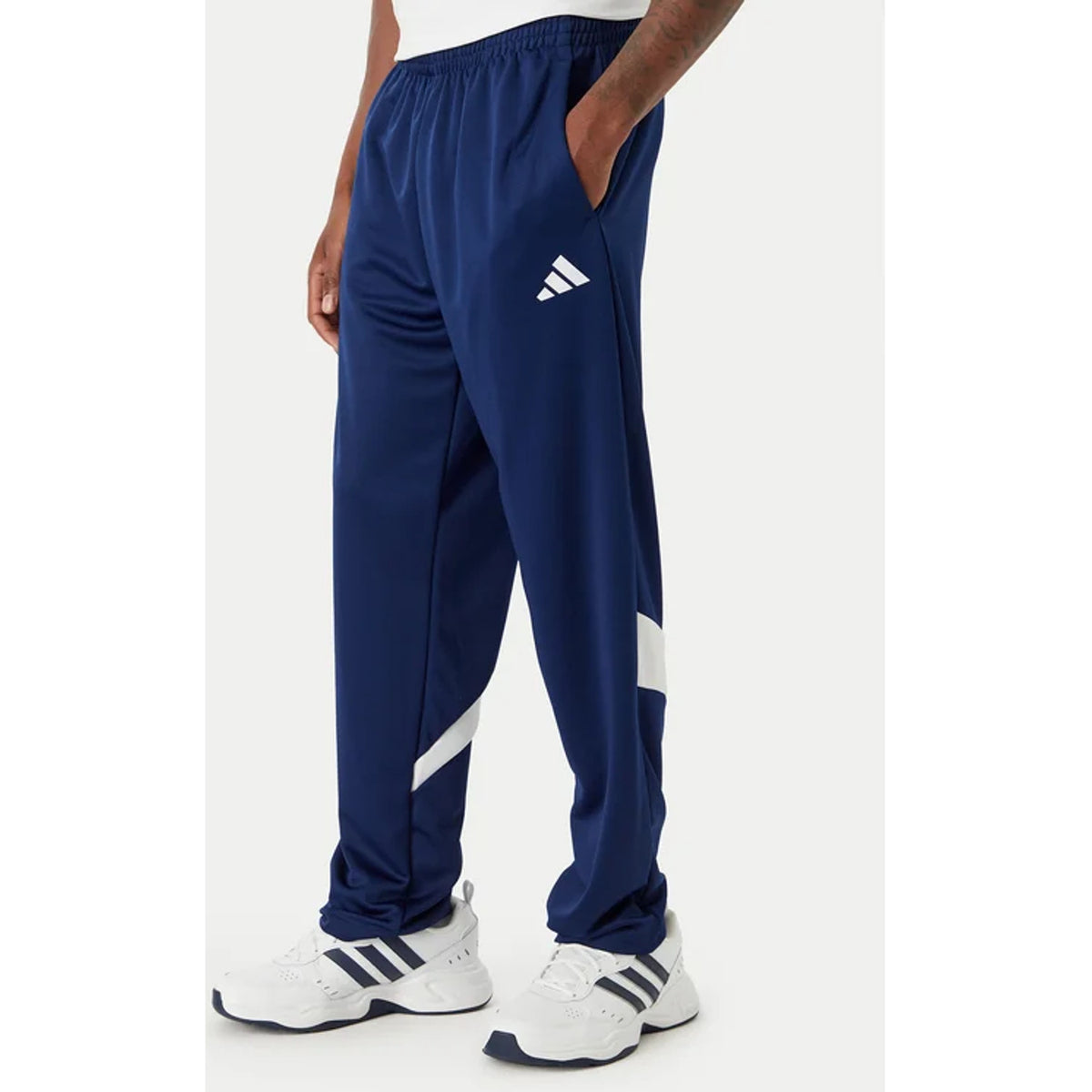 Adidas Tuta Uomo Teamsport - KF4161 - Blu scuro / Bianco - vista 3