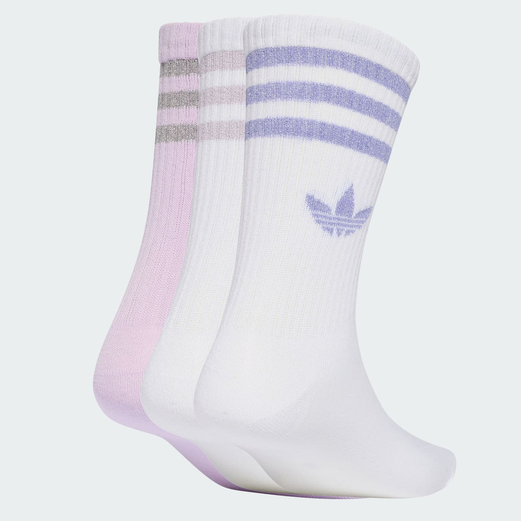 Adidas 3-Stripes Glitter Crew Socks 3 Paia - seconda vista