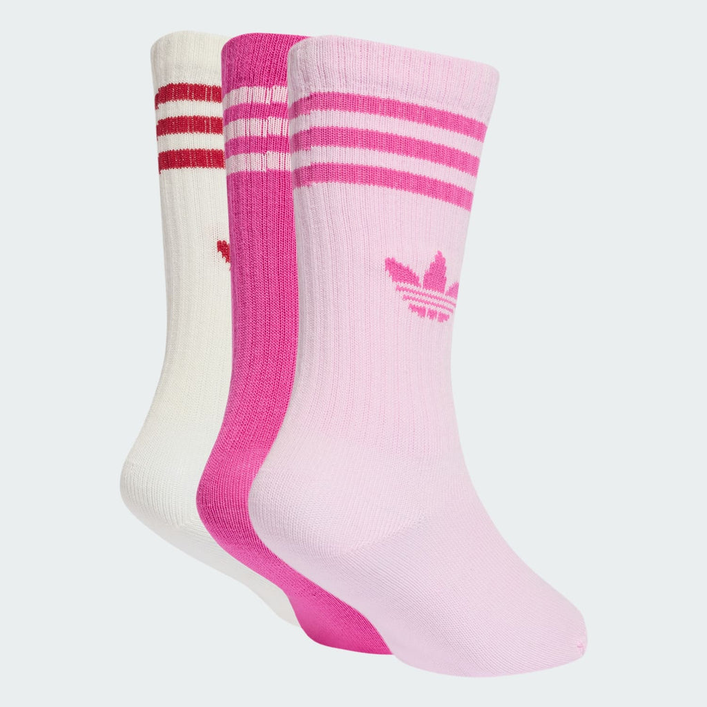 Adidas Crew Socks 3 Paia Orchid Fusion - seconda vista