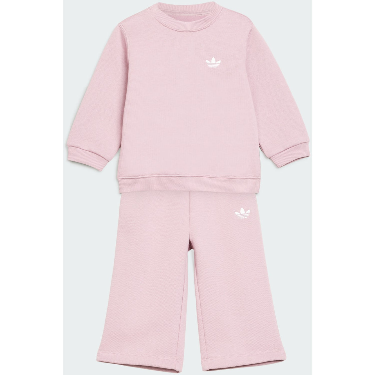 Adidas Completo Baby Originals Loose Crew Pant Set - KT2239 - Malva (Magic Mauve) - vista principale