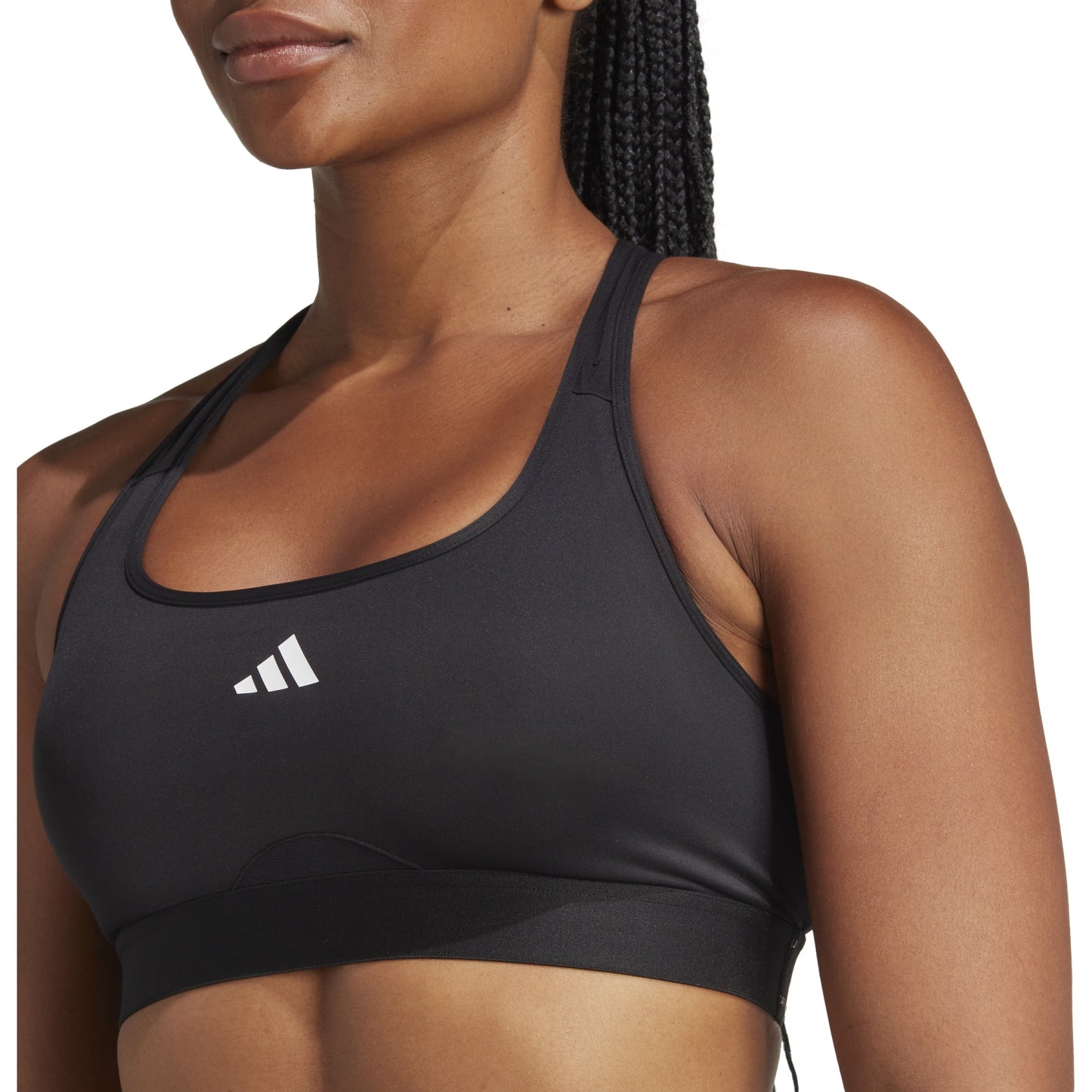 Adidas Reggiseno a sostegno medio - Powerreact Training - IQ3377