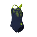 Arena Kikko Swim Pro Back 002878 - 560 - NAVY-ARTIC LIME - vista frontale