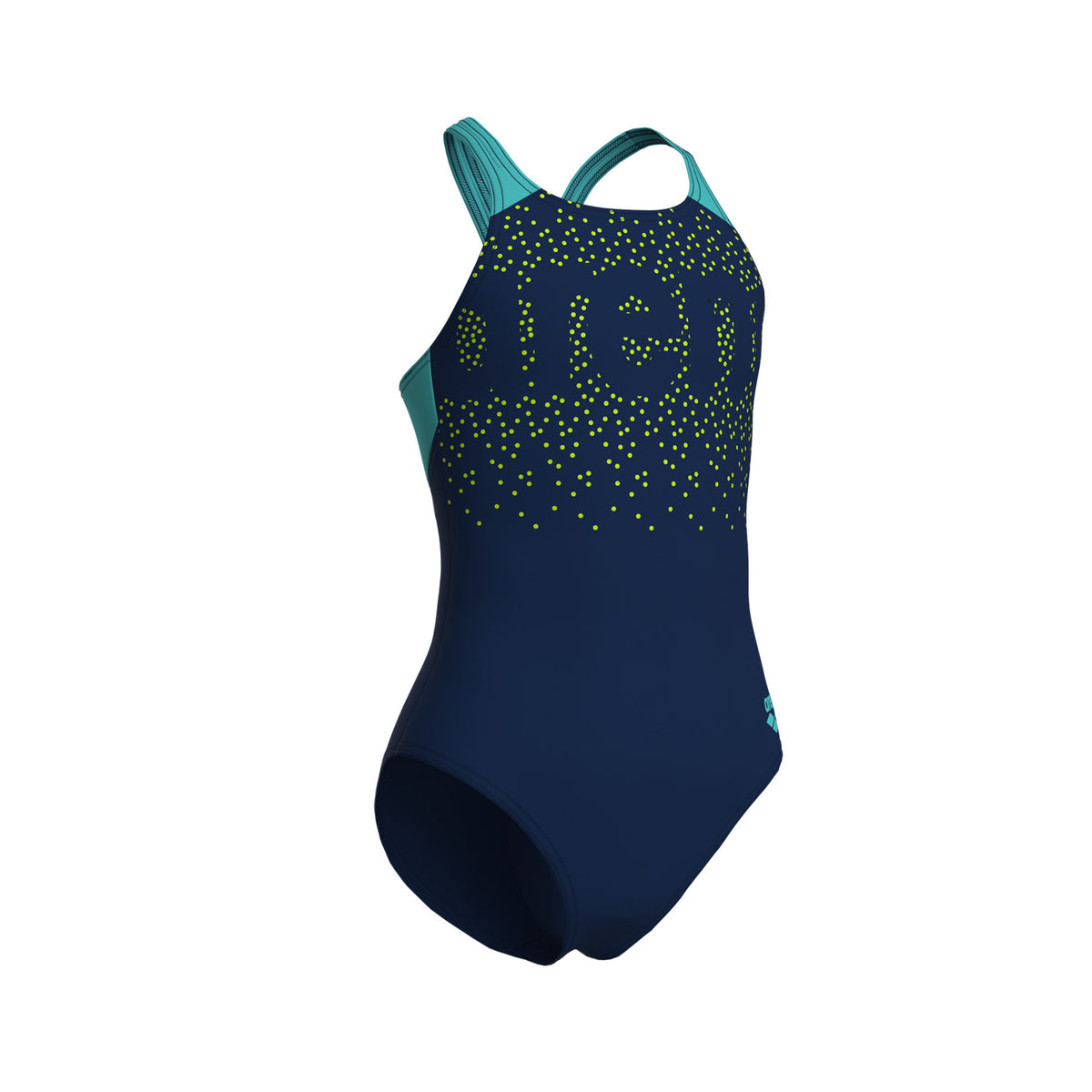 Arena Costume intero Bambina Painterly V Back - 011756 - 780 - NAVY-WATER - seconda vista