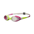 Arena Occhialini da nuoto Junior Spider - 92338 - 16 - LIME FUCHSIA-WHITE-CLEAR SW - vista frontale