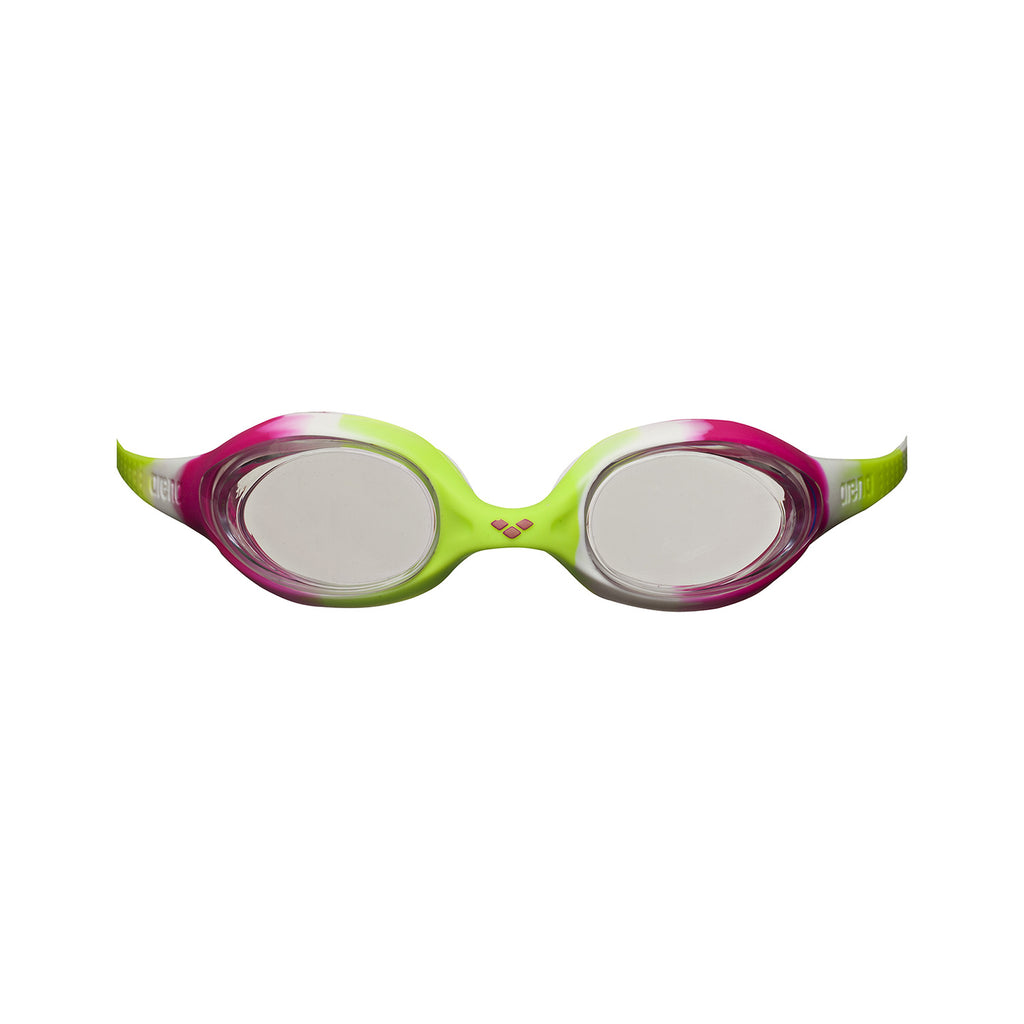 Arena Occhialini da nuoto Junior Spider - 92338 - 16 - LIME FUCHSIA-WHITE-CLEAR SW - vista frontale