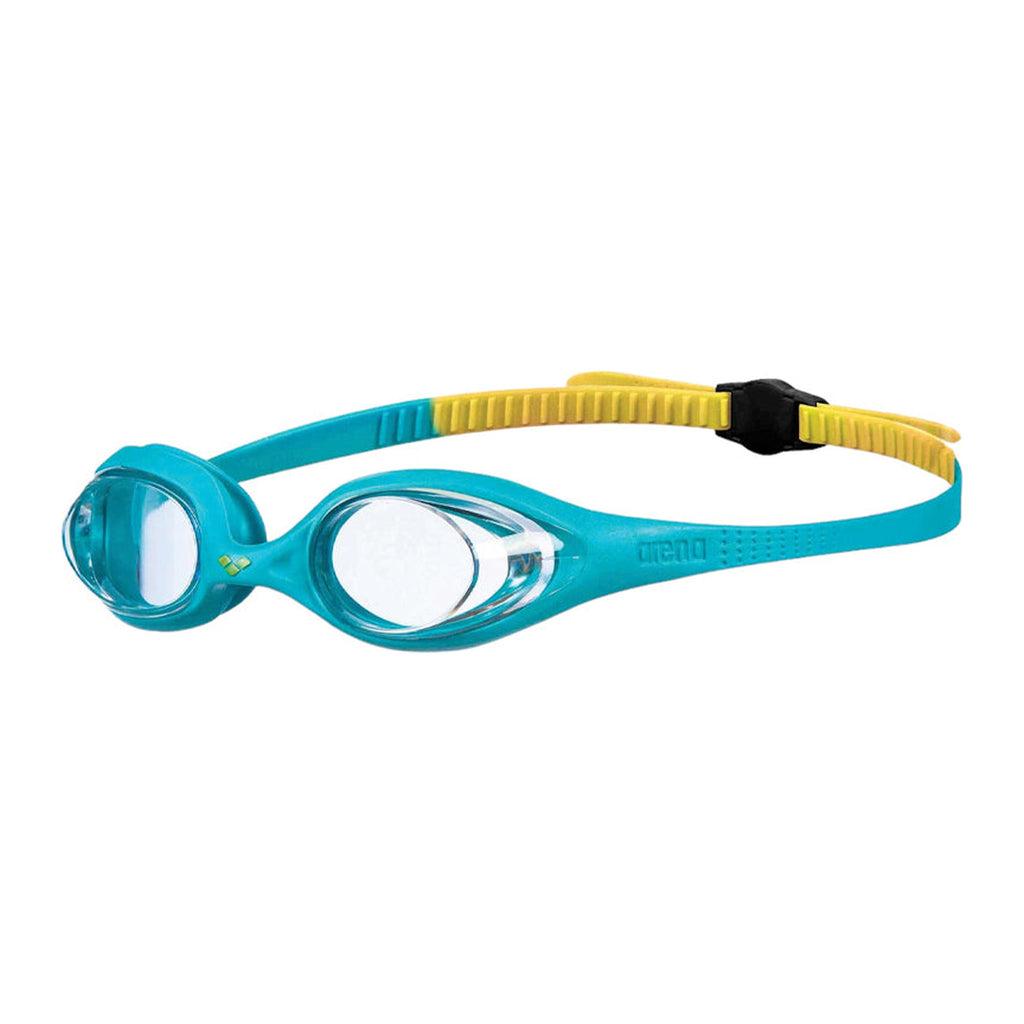 Arena Occhialini da nuoto Junior Spider - 92338 - 173 - CLEAR MINT YELLOW - vista frontale