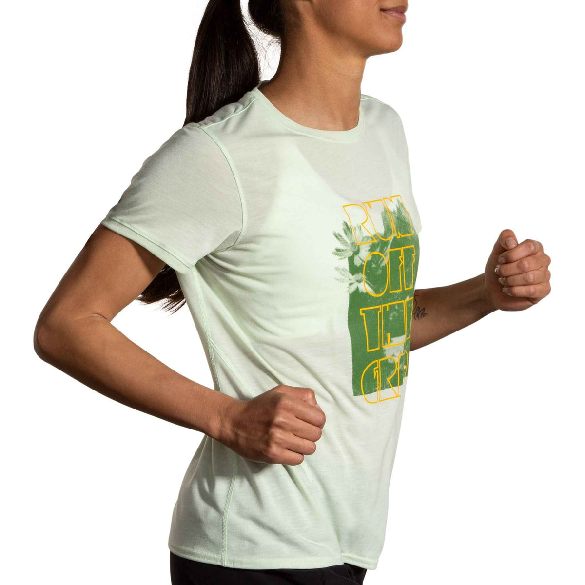 Brooks T-S Running Donna - Distance Short Sleeve 3.0 - 221669 - Spoorty