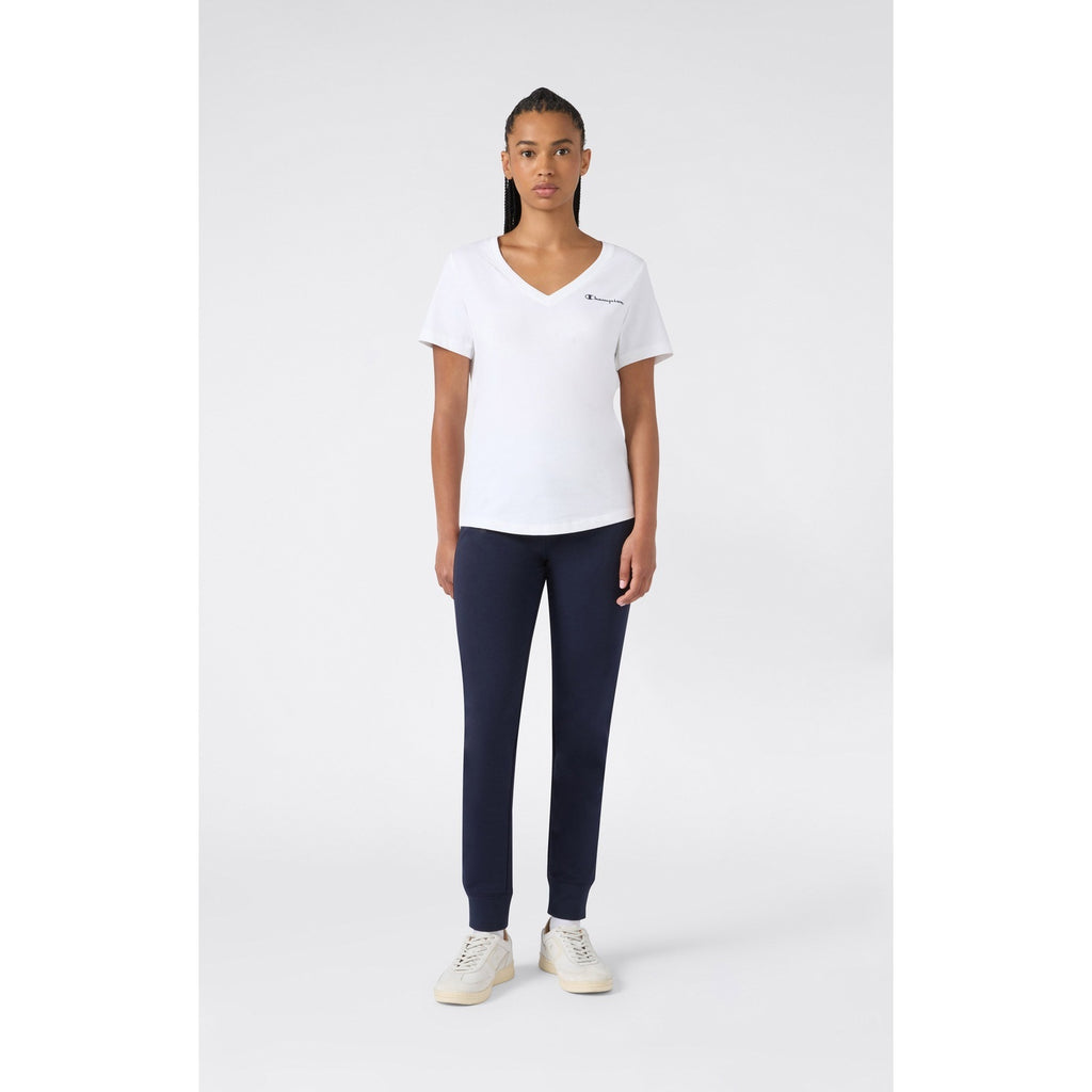 Champion Pantaloni Donna Icons Rib Cuff - 118092 - Blu navy - vista 2