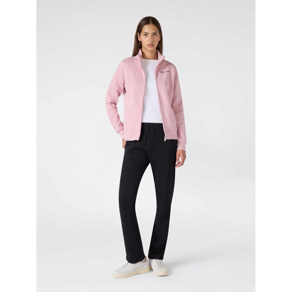 Champion Tuta Donna Full Zip Icons - 118289 - Rosa chiaro / Nero - vista 1