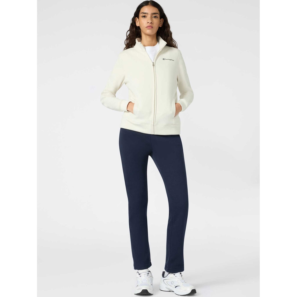 Champion Tuta Donna Full Zip Icons - 118289 - Avorio / Blu navy - vista 1