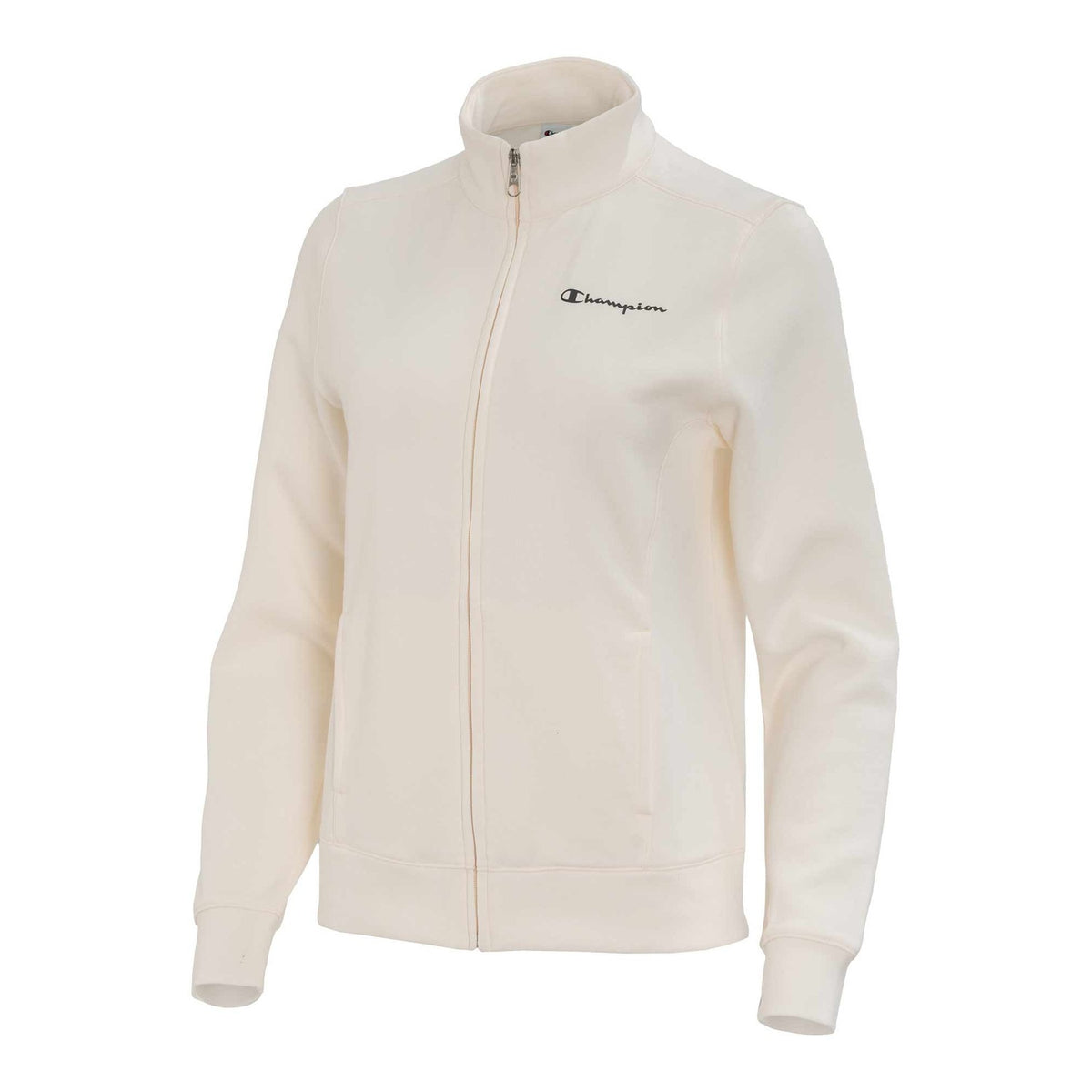 Champion Tuta Donna Full Zip Icons - 118289 - Crema / Marrone - vista 2