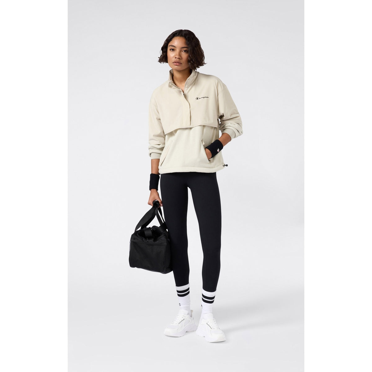 Champion Leggings Donna Quick Dry - 118358 - Nero - vista 2