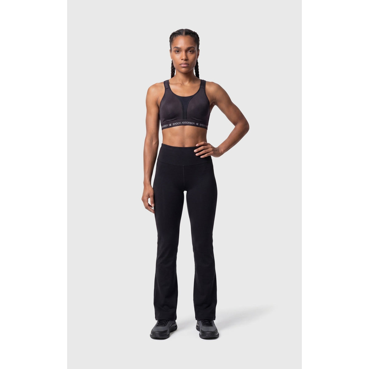 Champion Leggings Donna Flare - 118359 - Nero - vista 2