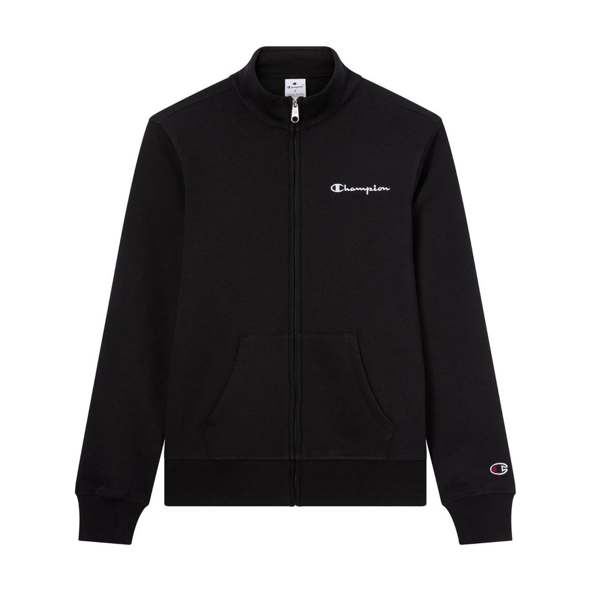 Champion Felpa Donna Full Zip Icons - 118407 - Nero - vista 1