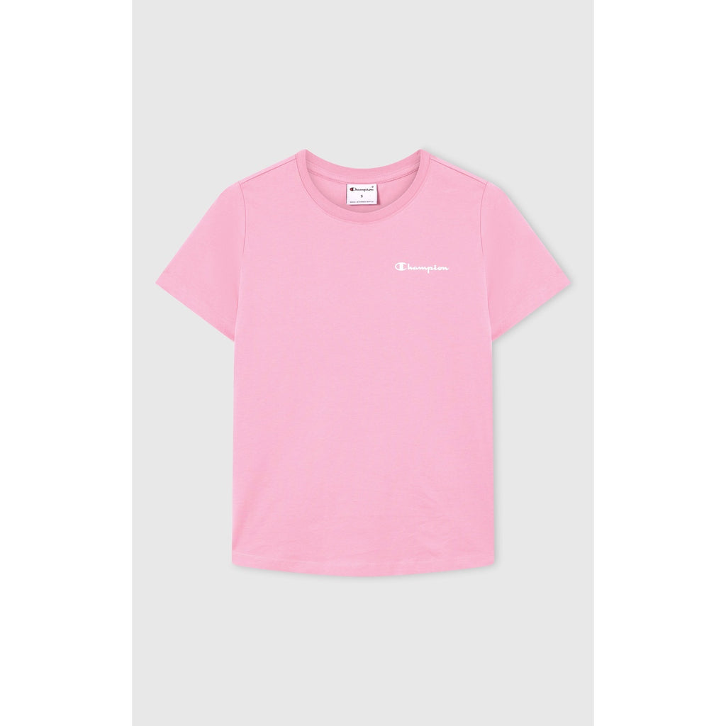Champion T-shirt Donna Icons Small Script - 118408 - Rosa - vista 1