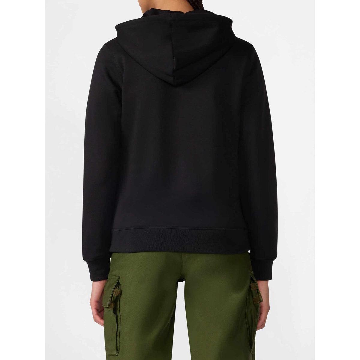 Champion Felpa Donna Full Zip Hoodie - 118911 - Nero - vista 2
