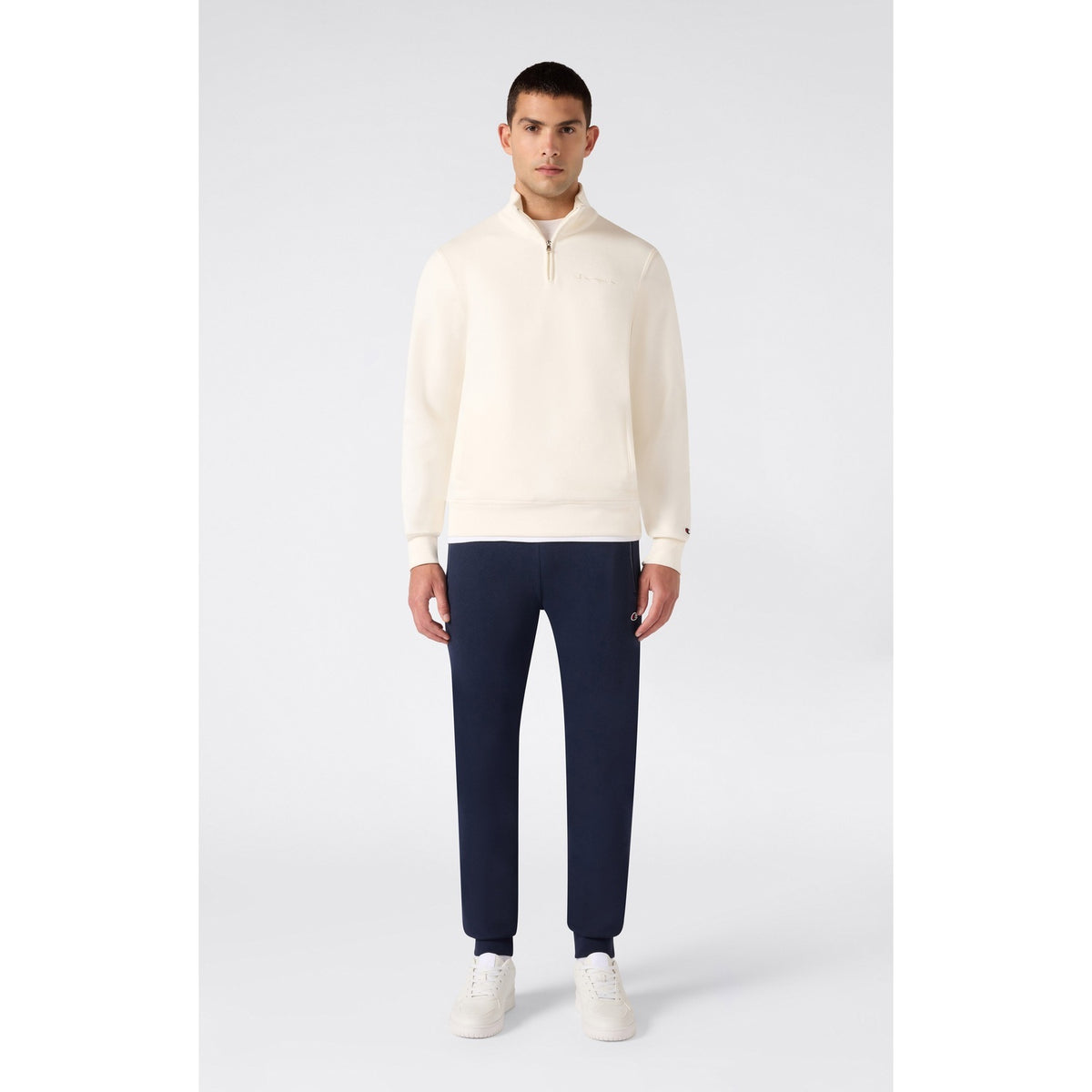Champion Pantaloni Uomo Icons Rib Cuff - 220300 - Blu navy - vista 2
